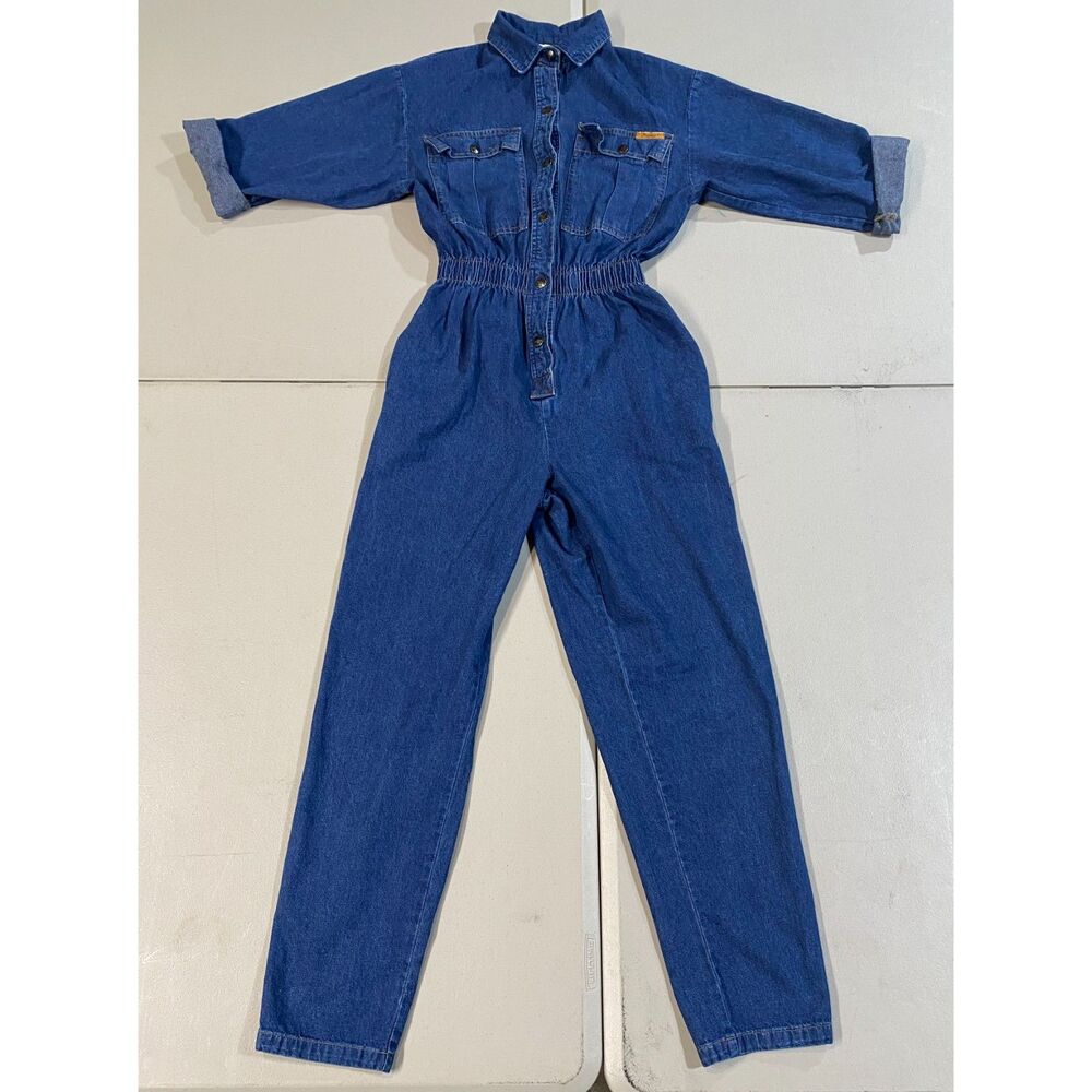 Dreams Vintage 80's Denim Jumpsuit Medium